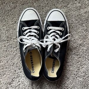 Converse Black and White Athletic Shoes